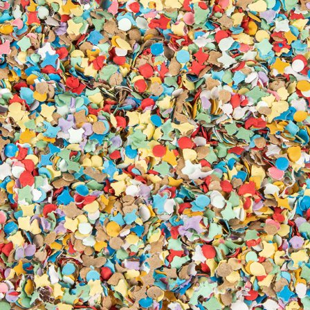 Monivärinen Konfetti 1 kg