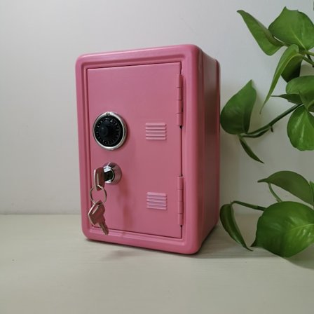 Sparegris Børn Penge Bank Hjem Sikker Boks Sikker Mønt Bank Penge Sparegris Adgangskode Lås Sød Lille Banker Stor Gave Legetøj til Fødselsdag Børn 