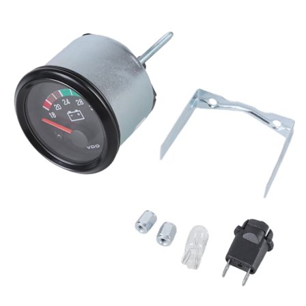 Dammtät Generator Spänningsmätare 12V/24V Dieselgenerator Voltmeter Tålig