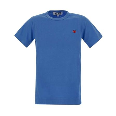 Comme des Garçons Play T-Shirts Blå, Dame, Størrelse: XS