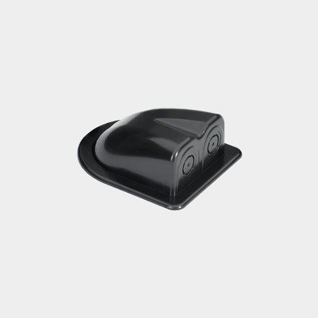 Kabelová skříňka pro solární panely NDS PST-B, dva vstupy, plast, černá