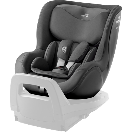 Britax Römer DUALFIX 5Z- Baby|Toddler Car Seat - from Birth to 4 years - Grey