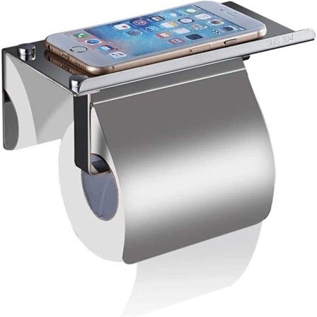 Toalettpappershållare - komplett 304 med lock-FA-