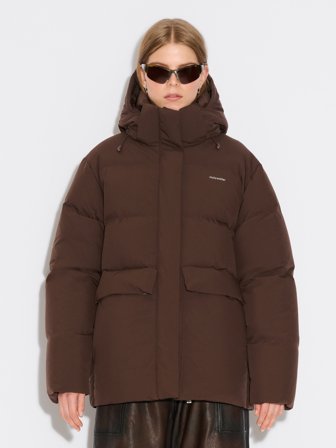 Holzweiler - Besseggen Down Jacket - Dk. Brown - Womens - XXS