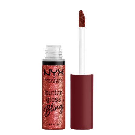 NYX Professional Makeup Butter Gloss Bling Lipgloss Läppglans Unisex Röd 8 ML