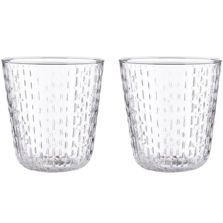 Marimekko Syksy Tumbler glas 2-pack, klar | Dukning & Servering > Glas > Tumblerglas | Bagaren och Kocken