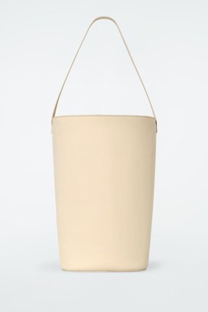 COS Femme Sac Seau - Nubuck Bag in Beige