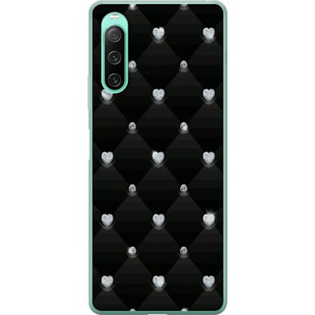 Kompatibelt Mobilskal till Sony Sony Xperia 10 IV Bling Heart