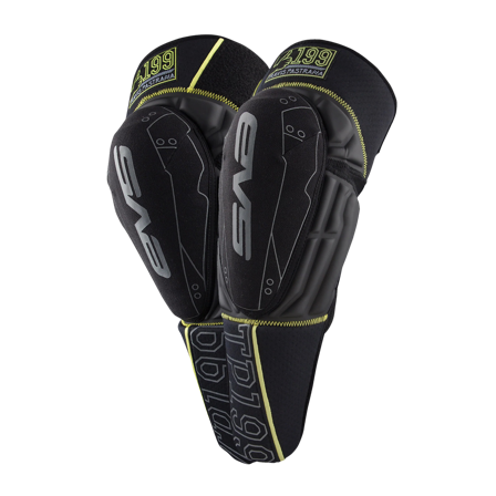 Knieschoner EVS Travis Pastrana TP199 Cross Schwarz/Hi-Vis S/M