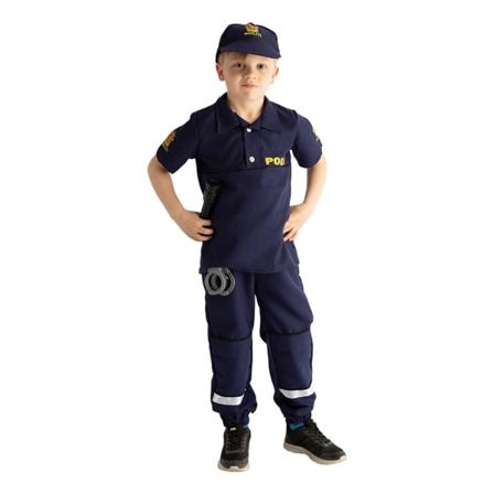 Norjan Poliisi Lapsille Naamiaisasu Blue M