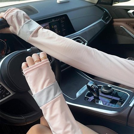 Solskyddsärmar för kvinnor, sommarcykling, UV-skydd, långa ärmar för cykling, armskydd, andningsbara ärmar, tunna ärmar för män