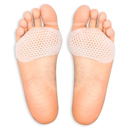 6-pak gjenbrukbare gelputer for forfoten for smertelindring for skoinnlegg, forfotputer for hallux valgus