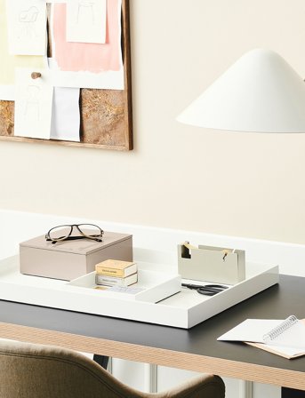 Mojoo Lux Lak Æske - Grey - 19X19X7CM