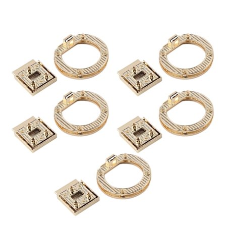 5 st Väskspännen Legeringsmaterial Hög Hårdhet Lång Livslängd Bred Användning Väsklås