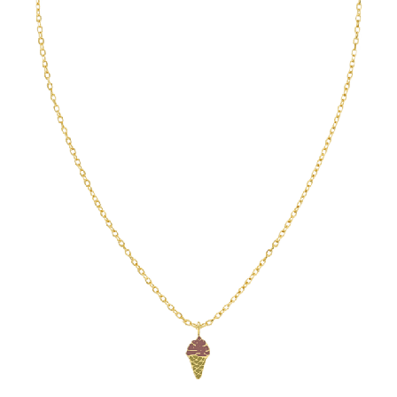 Edblad Laguna Necklace Ice cream Kids Gold Smycken & klockor Dam Guld ONESIZE
