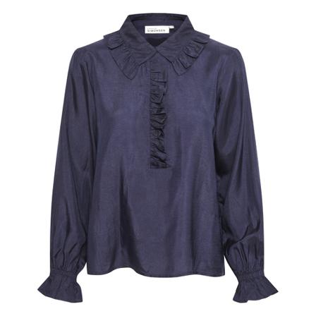 Karen by Simonsen BikuKB Bluse Blå, Dame
