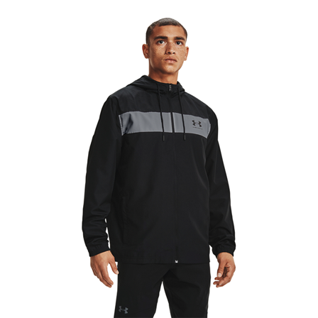 Under Armour UA Sportstyle Windbreaker, Black/Pitch Gray