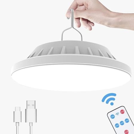 Camping Lanterne Lampe Telt Genopladelig Fjernbetjening Campinglamper