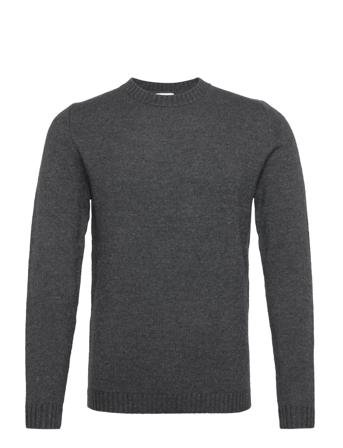 Hasse Sweater Strikkegenser M. Rund Krage Grå Urban Pi Ers