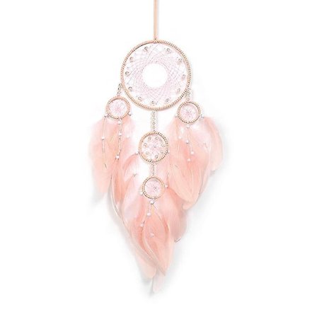 Seinäkorsistelu Käsintehty Höyhenen Ovi- ja Ikkunakoriste Ovikellon Ripustus (q)