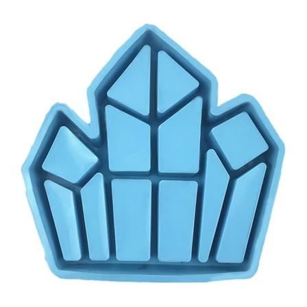 Krystallformet arrangør epoksyharpiksform smykker sminkeoppbevaringsboks hylleutstillingsstativ skuff silikonform DIY-håndverk hjemmeinnredning 