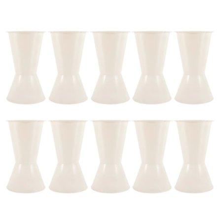 10 stk. Blomsterstativ i Plast Blomster Bryllup Blomsterbukett Holder for Blomsterbutikk