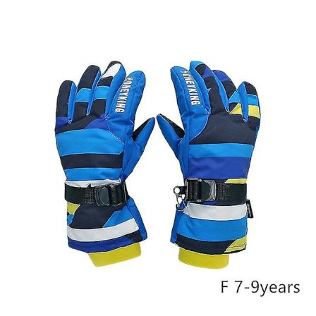 Vinter Skihandsker til Børn 4-12 År Vandtætte Varme Handsker Drenge Vindtætte Snowboard Handsker til Udendørs Ski Cykling