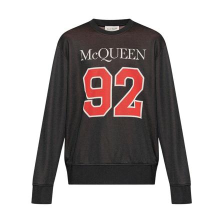 Alexander McQueen Sweatshirts Hoodies Sort, Herre