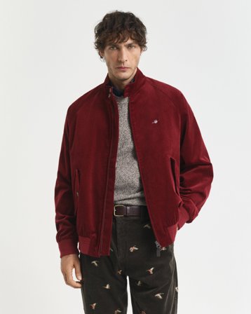 GANT Herren Harrington Jacke aus Cord (S)