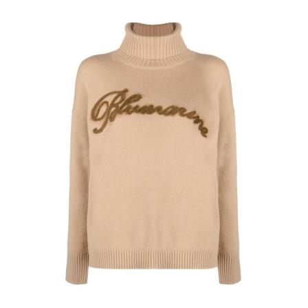 Blumarine, Knitwear Brązowy, Kobieta, Rozmiar: M