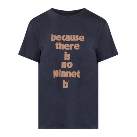 Ecoalf, T-Shirts Blauw, Dames, Maat:M