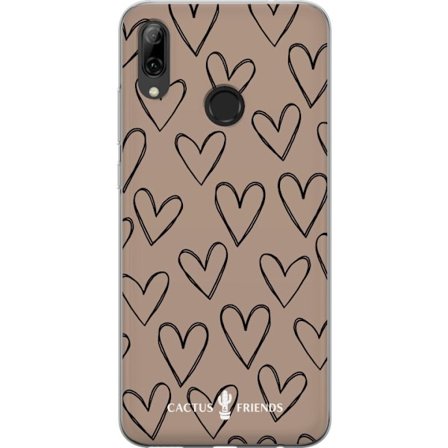 Yhteensopiva Puhelinkuori Huawei Huawei P smart 2019 Cactus and Friends - Earthy Sketch Hearts