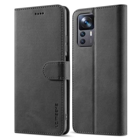 LC.IMEEKE Lompakkokotelo Xiaomi 12T Pro Musta
