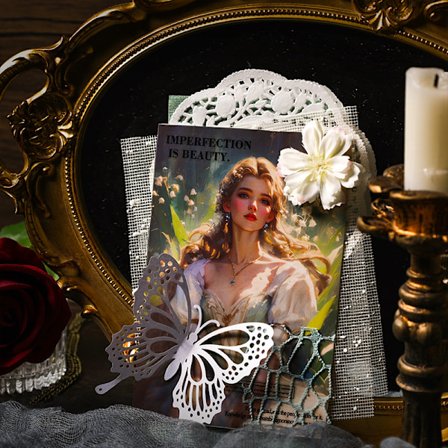 Vintage Dream Scrapbook Stickers - DIY Journaling Fun