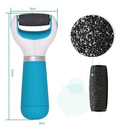 Fotfil elektrisk + 2 utbytbara huvuden Det bästa