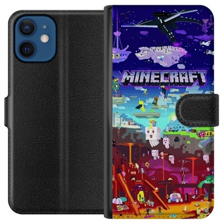 Kompatibelt Lommeboketui til Apple Apple iPhone 12 MineCraft