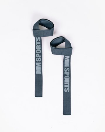 MM Sports Lifting Straps 3D Silicone, Faded Blue