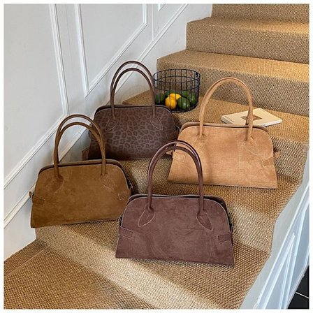 Ny liten fyrkantig vinterväska, stilig axelväska för damer, dragkedja, gulbrun, 1 styck