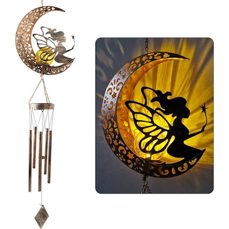 Solar Wind Chimes, Solar Garden Lights