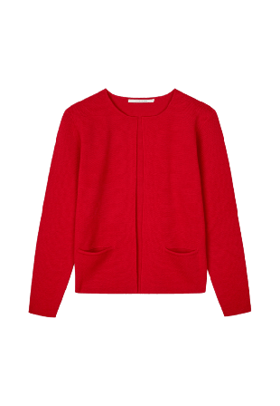 Sibin Linnebjerg Cardigan Sense Tröjor Dam Röd XS