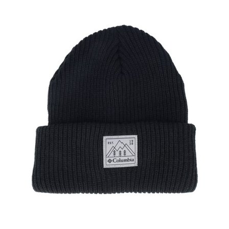Columbia - Svart cuff Beanie - Kids Whirlibird Beanie Black Cuff @ Hatstore