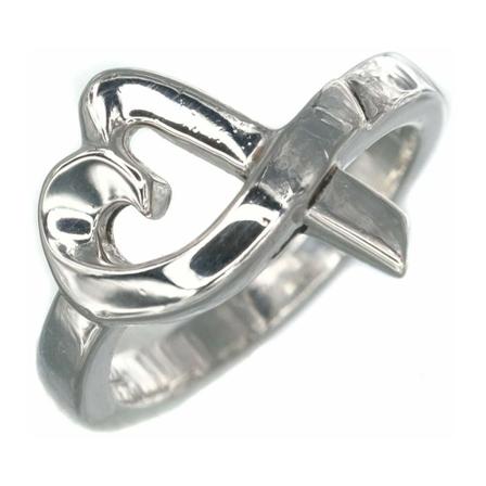 Tiffany & Co. Pre-owned, Pre-owned Loving heart Grijs, Dames, Maat:ONE Size
