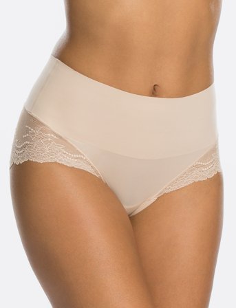Spanx Spanxsupersmooth Undie-Tectable Lace Hi-Hipster - Beige - S