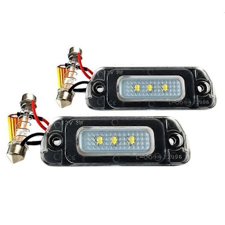 LED Skiltlys Hus SETT for Mercedes W164 W251 GL