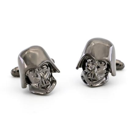 Herre Smykker Star Wars Darth Vader Hode Mørk Grå Gunmetal Mansjett