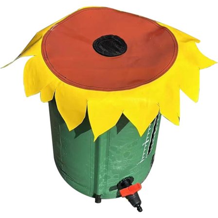 Regnvandssamler, 26 gallon vikbar bærbar regnvandssamling, lækagesikker regnvandssamling med filterhane, med vandstand udendørsliv