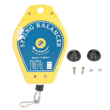 Fjærbalanse Justerbar Spenning Jern Rustfritt Stål Verktøyholder Hengeutstyr 3,3 til 6,6 pund