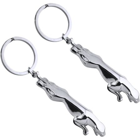 Personlighet Djur Nyckelringar 2 st Kreativa Metall Nyckelringar, Herr