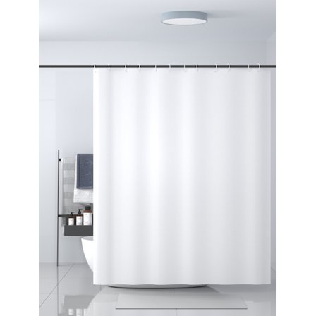 Vit, 180 * 240 cm koppar knapphål med tjocka kvalitetskrokar, en