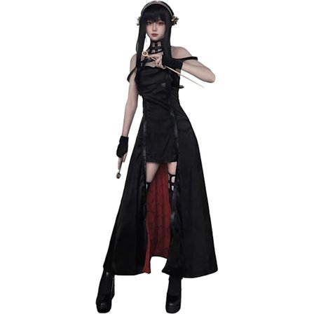 Anya Cosplay Yor Forger Cosplay Kostume Anime Kostume - Perfekt